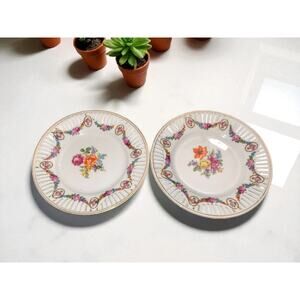 Pierced 6 inch Porcelain Plates - Made in Germany